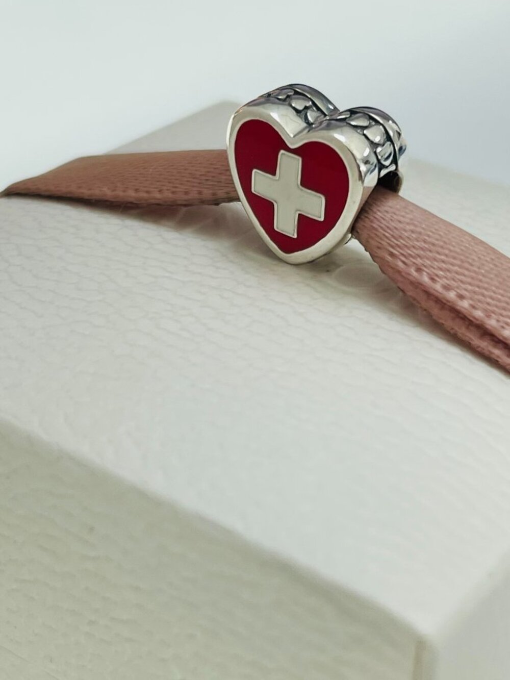 Pandora Switzerland Flag I Love Switzerland Exclusive Heart Charm